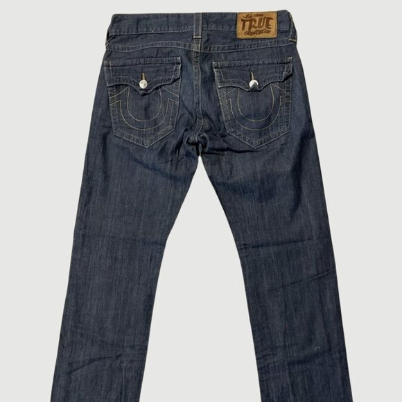 Size 32 Dark WashTrue Religion Women Jeans Ricky - Picture 1 of 6